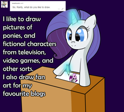Size: 1200x1080 | Tagged: artist needed, safe, character:rarity, oc, oc:ace pony, art, drawing, solo, tumblrpon
