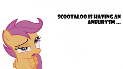 Size: 1364x763 | Tagged: artist needed, safe, character:scootaloo, species:pegasus, species:pony, aneurysm, blech, female, filly, gagging, simple background, solo, white background
