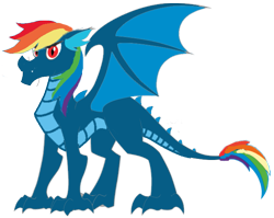 Size: 643x512 | Tagged: artist needed, safe, oc, oc only, oc:rainbow glitter, species:dragon, original character do not steal, solo