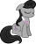Size: 487x600 | Tagged: safe, artist:kyrospawn, character:octavia melody, species:earth pony, species:pony, bow tie, eyes closed, simple background, solo, transparent background, vector