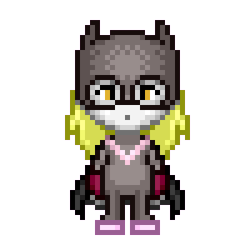 Size: 300x300 | Tagged: artist needed, safe, derpibooru original, character:derpy hooves, species:human, batman, clothing, costume, female, humanized, mask, solo