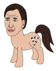 Size: 1000x1276 | Tagged: artist needed, safe, 1000 hours in ms paint, human head pony, ms paint, nicolas cage, perfection, ponified, solo, wat