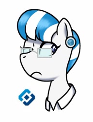 Size: 540x703 | Tagged: artist needed, source needed, safe, glasses, looking at you, ponified, roskomnadzor, solo