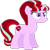 Size: 420x420 | Tagged: artist needed, source needed, safe, character:starlight glimmer, oc, oc only, oc:stablight glimmercakes, species:pony, species:unicorn, elements of insanity, recolor, simple background, smiling, solo, transparent background