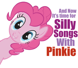 Size: 980x862 | Tagged: artist needed, source needed, safe, character:pinkie pie, species:earth pony, species:pony, album, album parody, cd, parody, silly songs, silly songs with pinkie, veggietales