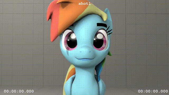 Size: 640x360 | Tagged: artist needed, source needed, safe, character:rainbow dash, 3d, animated, gif, solo