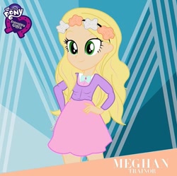 Size: 639x637 | Tagged: artist needed, safe, my little pony:equestria girls, blonde hair, clothing, equestria girls-ified, hand on hip, headband, instagram, meghan trainor
