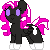 Size: 50x50 | Tagged: artist needed, safe, oc, oc only, oc:cream pie, species:pegasus, species:pony, animated, bouncing, gif, icon, pixel art, simple background, solo, transparent background