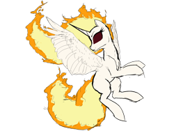 Size: 2000x1500 | Tagged: artist needed, source needed, safe, character:daybreaker, character:princess celestia, species:alicorn, species:pony, episode:a royal problem, g4, my little pony: friendship is magic, oekaki, simple background, sketch, solo, transparent background