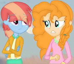 Size: 837x728 | Tagged: artist needed, safe, base used, edit, editor:theodysseyedits, character:pear butter, character:windy whistles, episode:parental glideance, episode:the perfect pear, g4, my little pony: friendship is magic, my little pony:equestria girls, crossed arms, equestria girls-ified, moon