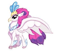 Size: 1280x1120 | Tagged: artist needed, safe, character:queen novo, species:classical hippogriff, species:hippogriff, my little pony: the movie (2017), solo