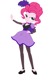 Size: 758x1054 | Tagged: artist needed, safe, character:pinkie pie, my little pony:equestria girls, female, saloon pinkie, simple background, solo, transparent background