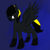 Size: 1440x1440 | Tagged: safe, artist:avocadopop, oc, oc only, oc:shadow whip, species:pegasus, species:pony, 2015, coat markings, commission, gradient background, multicolored hair, pegasus oc, socks (coat marking), two toned mane