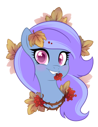 Size: 960x1250 | Tagged: artist needed, safe, oc, oc only, oc:peppermint crunch, species:pegasus, species:pony, bust, female, mare, portrait, seasonal, simple background, solo, transparent background