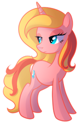 Size: 397x600 | Tagged: safe, artist:drawntildawn, oc, oc only, oc:dreamy sweet, species:pony, species:unicorn, female, lidded eyes, looking back, mare, simple background, solo, transparent background, vector