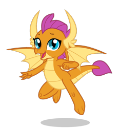 Size: 1500x1600 | Tagged: artist needed, source needed, safe, official, character:smolder, species:dragon, episode:school daze, g4, my little pony: friendship is magic, cute, dragoness, female, flying, simple background, smolderbetes, solo, transparent background, vector, wings