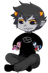 Size: 450x692 | Tagged: artist needed, safe, character:princess cadance, character:shining armor, homestuck, karkat vantas, simple background, toy, transparent background