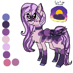 Size: 500x500 | Tagged: artist needed, safe, oc, oc:yoake, species:pegasus, species:pony, coat markings, female, mare, reference sheet, simple background, solo, transparent background