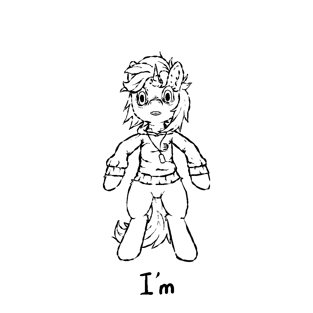 Size: 1000x1000 | Tagged: artist needed, safe, oc, species:alicorn, species:pony, alicorn oc, animated, bipedal, clothing, dab, dialogue, dog tags, english, grayscale, hoodie, looking at you, misspelling, monochrome, open mouth, rap god (eminem), simple background, solo, standing, talking, uncanny valley, white background