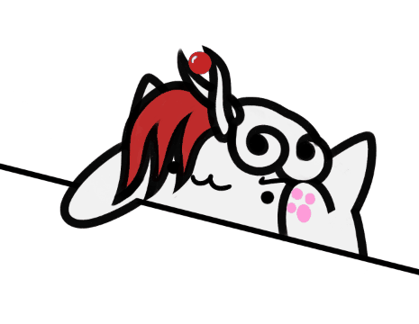 Size: 465x360 | Tagged: artist needed, safe, oc, oc only, oc:razlad, animated, bongo cat, cute, gif, helix horn, horn, paws, simple background, white background