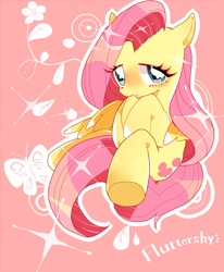 Size: 494x600 | Tagged: artist needed, dead source, safe, character:fluttershy, species:pegasus, species:pony, blushing, female, incorrect leg anatomy, looking at you, mare, pixiv, shy, solo