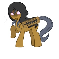 Size: 600x600 | Tagged: artist needed, source needed, safe, oc, oc only, unnamed oc, species:earth pony, species:pony, g4, abaddon, amarr, battleship, crossover, eve online, original species, ponified, simple background, solo, spaceship, white background