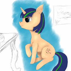 Size: 2160x2160 | Tagged: artist needed, safe, oc, oc only, oc:heckfy improver, species:pony, male, solo