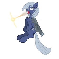 Size: 900x900 | Tagged: artist needed, source needed, safe, oc, oc only, species:earth pony, species:pony, g4, caldari, crossover, drake (species), eve online, original species, ponified, simple background, solo, white background