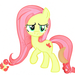 Size: 512x512 | Tagged: artist needed, safe, machine learning generated, oc, species:pony, artificial intelligence, deep learning, female, fusion, mare, not fluttershy, solo, wat