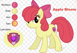 Size: 730x507 | Tagged: artist needed, safe, character:apple bloom, species:earth pony, species:pony, alpha channel, customization, cutie mark, female, filly, the cmc's cutie marks