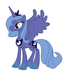 Size: 1400x1572 | Tagged: artist needed, safe, character:princess luna, species:pony, s1 luna, solo