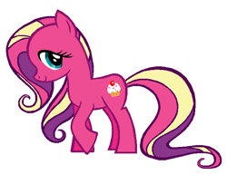Size: 644x498 | Tagged: artist needed, safe, character:cupcake, character:sugarcup, species:earth pony, species:pony, female, mare, recolor, solo