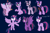 Size: 3000x2000 | Tagged: artist needed, safe, character:mean twilight sparkle, character:tree of harmony, character:treelight sparkle, character:twilight sparkle, character:twilight sparkle (alicorn), character:twilight sparkle (scitwi), species:alicorn, species:bat pony, species:pony, species:unicorn, episode:the mean 6, equestria girls:spring breakdown, g4, my little pony: friendship is magic, my little pony:equestria girls, alicorn amulet, bat ponified, bat pony alicorn, blank eyes, clone, deviantart, element of generosity, element of honesty, element of kindness, element of laughter, element of loyalty, element of magic, elements of harmony, equestria girls ponified, ethereal mane, galaxy mane, glowing eyes, multeity, purple background, race swap, self ponidox, simple background, sparkle sparkle sparkle, treelight sparkle, twibat, twolight, unicorn sci-twi, vector
