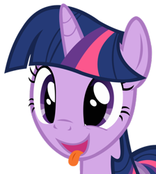 Size: 610x680 | Tagged: artist needed, source needed, safe, character:twilight sparkle, character:twilight sparkle (unicorn), species:pony, species:unicorn, simple background, tongue out, transparent background, vector