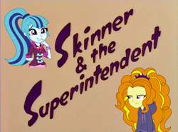 Size: 512x378 | Tagged: artist needed, safe, character:adagio dazzle, character:sonata dusk, my little pony:equestria girls, female, meme, steamed hams, the simpsons