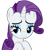 Size: 1280x1431 | Tagged: dead source, safe, artist:aeroytechyon-x, character:rarity, species:pony, species:unicorn, female, lidded eyes, mare, simple background, smiling, solo, transparent background, vector