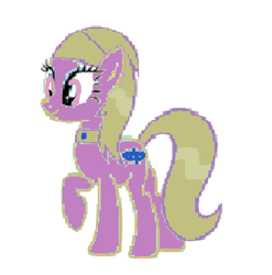 Size: 378x383 | Tagged: artist needed, safe, character:vera, species:earth pony, species:pony, 1000 hours in ms paint, prototype, recolor, solo, spa pony