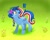 Size: 1200x950 | Tagged: safe, artist:hiyokoxrxs, oc, oc only, oc:costa rica, species:earth pony, species:pony, nation ponies, butterfly, costa rica, ponified, solo