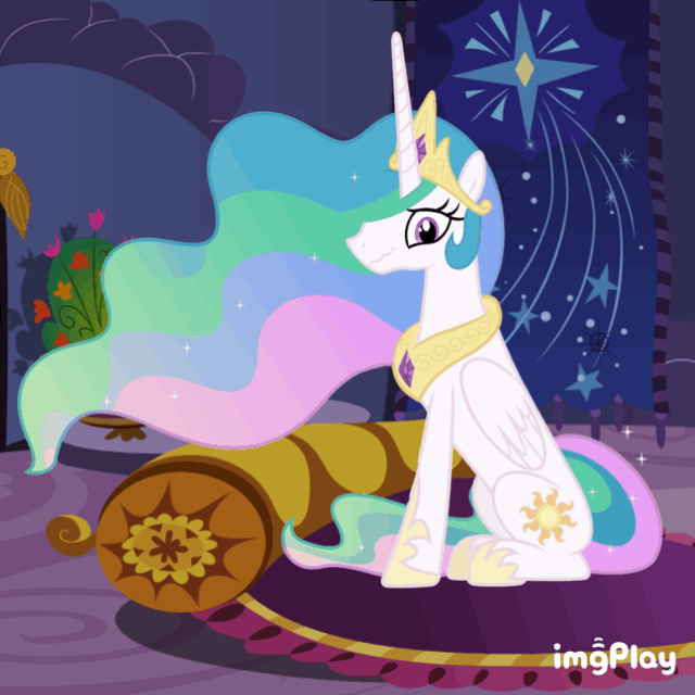 Size: 640x640 | Tagged: artist needed, safe, character:princess celestia, species:alicorn, species:pony, animated, gif, heart pounding, heartbeat, imgplay, solo, wavy mouth