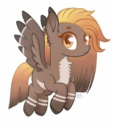 Size: 585x643 | Tagged: artist needed, safe, oc, oc only, species:pegasus, species:pony, colored hooves, eye clipping through hair, solo