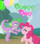 Size: 256x276 | Tagged: artist needed, source needed, safe, character:pinkie pie, character:spike, species:dragon, species:earth pony, species:pony, ship:pinkiespike, balloon, boop, cute, diapinkes, eyes closed, female, floating, male, mare, needs more jpeg, shipping, straight
