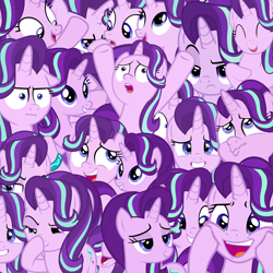 Size: 6000x6000 | Tagged: artist needed, safe, character:starlight glimmer, species:pony, species:unicorn, episode:a horse shoe-in, g4, my little pony: friendship is magic, :i, absurd resolution, boop, cute, eyes closed, faec, female, glimmerbetes, glimmerposting, happy, hooves on cheeks, i mean i see, mare, meme, multeity, nervous, nervous laugh, scared, self-boop, shocked, smiling, smirk, starlight cluster, starlight glimmer is best facemaker, the glimmering, the many faces of starlight glimmer, unamused, vector, wallpaper