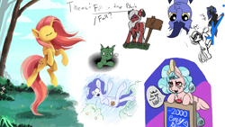 Size: 1920x1080 | Tagged: artist needed, safe, artist:huffylime, artist:littlepony115, artist:m3g4p0n1, character:cozy glow, character:fluttershy, oc, species:bat pony, species:pony, drawpile disasters, falling, jeopardy, mlpds