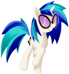 Size: 700x750 | Tagged: safe, artist:sandlogia, character:dj pon-3, character:vinyl scratch, species:pony, species:unicorn, female, mare, simple background, smiling, solo, transparent background