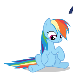 Size: 250x250 | Tagged: artist needed, safe, artist:sasha-flyer, character:rainbow dash, character:twilight sparkle, character:twilight sparkle (alicorn), species:alicorn, species:pegasus, species:pony, derpibooru, episode:testing testing 1-2-3, g4, my little pony: friendship is magic, animated, animated png, apng for breezies, duo, duo female, female, forced juxtaposition, juxtaposition, juxtaposition win, mare, meme, meta, multi image animation, picture for breezies, simple background, stomach growl, stomach noise, transparent background, vector, walking
