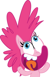 Size: 1671x2599 | Tagged: artist needed, safe, character:pinkie pie, species:earth pony, species:pony, g4.5, my little pony:pony life, faec, simple background, transparent background, vector