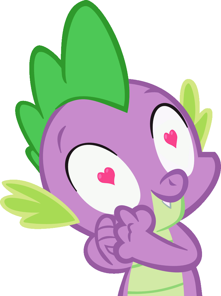 Size: 745x1000 | Tagged: artist needed, safe, character:spike, species:dragon, animated, cute, gif, heart eyes, in love, male, simple background, solo, spikabetes, spike being spike, transparent background, vector, wingding eyes