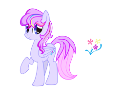 Size: 4056x3187 | Tagged: artist needed, safe, oc, oc:风信子, species:pegasus, species:pony, cutie mark, female, looking at you, mare, show accurate, simple background, solo, transparent background