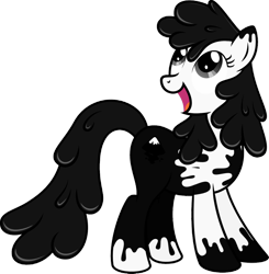 Size: 1024x1043 | Tagged: artist needed, safe, artist:flizzick, species:pony, ponified, rorschach, simple background, solo, transparent background
