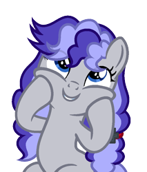 Size: 695x816 | Tagged: artist needed, safe, artist:rioshi, artist:starshade, oc, oc only, oc:cinnabyte, species:earth pony, species:pony, adorkable, cute, dork, female, mare, simple background, smiling, solo, squee, transparent background